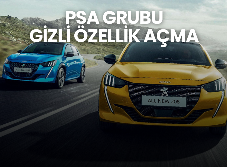 psa grubu gizli özellik açma