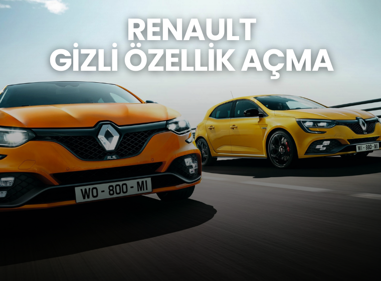 renault gizli özellik açma