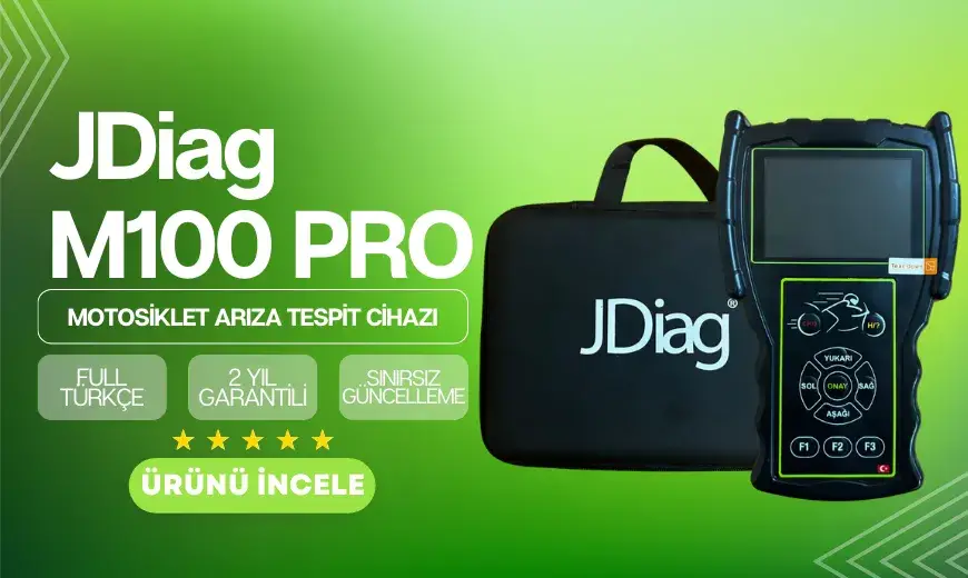 jdiag m100 pro motosiklet arıza tespit cihazı